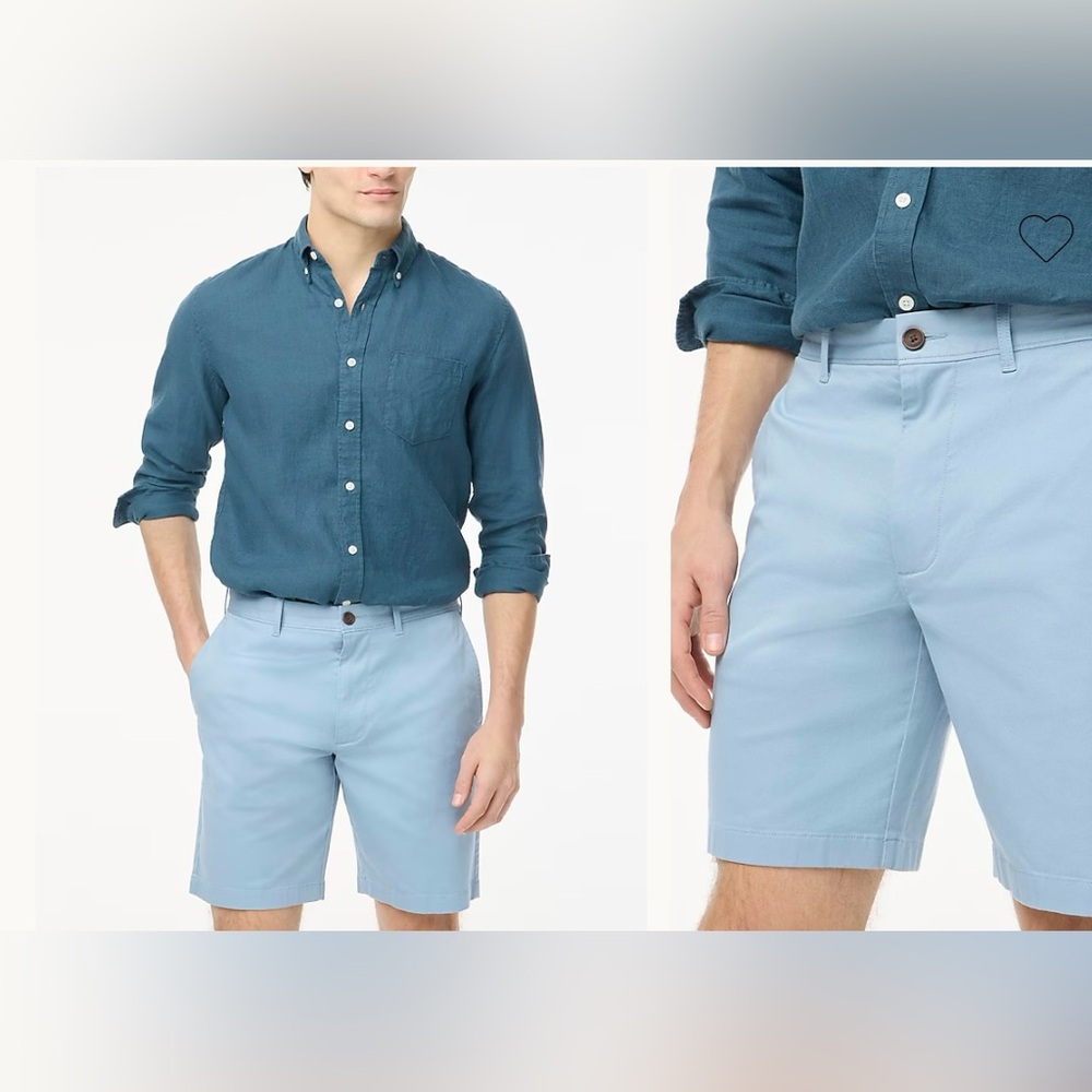 J.Crew Stretch Flat Front Chino Shorts